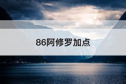 86阿修罗加点