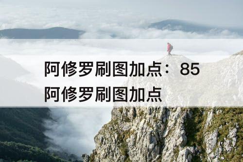 阿修罗刷图加点：85阿修罗刷图加点