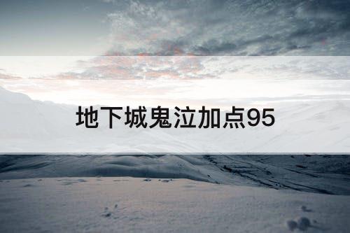 地下城鬼泣加点95