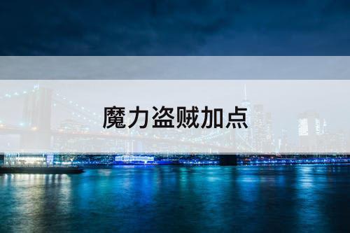 魔力盗贼加点