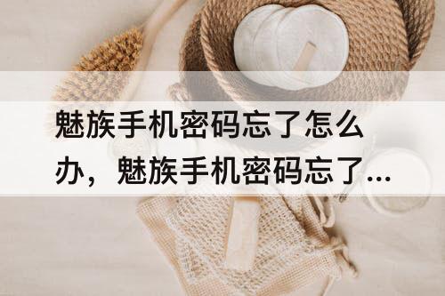 魅族手机密码忘了怎么办，魅族手机密码忘了怎么办怎么解开