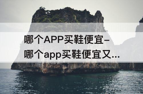 哪个APP买鞋便宜-哪个app买鞋便宜又保真