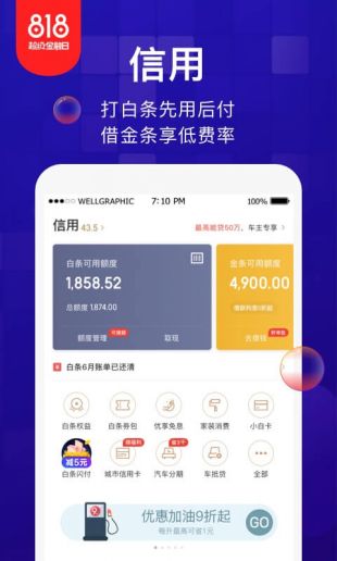 金东金融白条手机版  v1.0.1图1