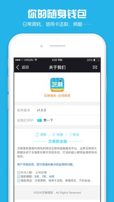 芝麻借款app下载官网安装苹果手机  v9.0.95图3