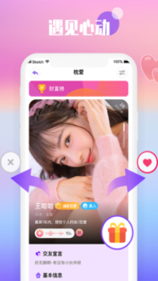 枕爱社交app  v1.0.1图1