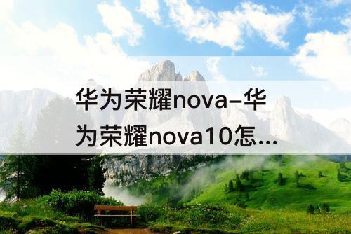 华为荣耀nova-华为荣耀nova10怎么样